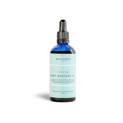 Relaxing Organic Baby Massage Oil with Lavender and Chamomile 100 ml