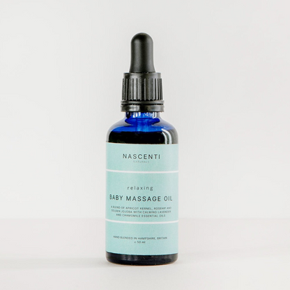 Relaxing Organic Baby Massage Oil with Lavender and Chamomile 50ml